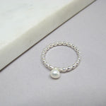 Load image into Gallery viewer, 「New」Pearl on Beaded Band
