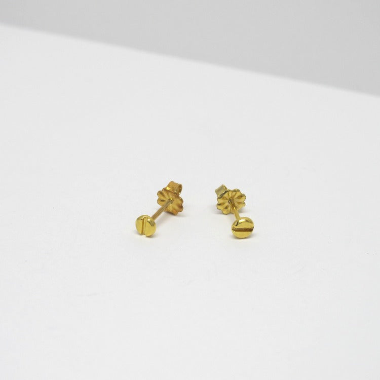 Tiny Studs - Solid Gold