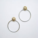 Load image into Gallery viewer, 「New」Large Hoops &amp; Daisy
