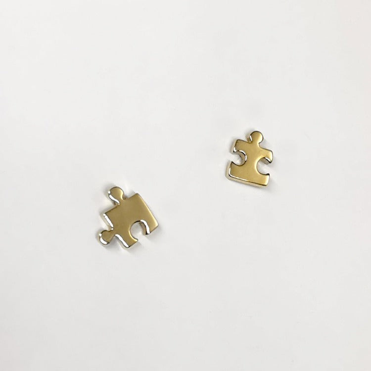 Gold Puzzle Pieces – Flesch Jewelry