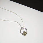 Charger l&#39;image dans la galerie, 「Nouveau」Collier Pyrite et Cercle
