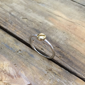 Small Bronze Screw Ring