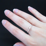 Load image into Gallery viewer, Pearl Solitaire Silver Ring
