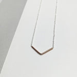 Load image into Gallery viewer, Small Chevron Necklace
